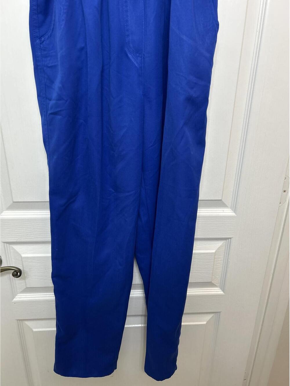 Alia Women's Royal Blue Elastic Waist Pants Size 12